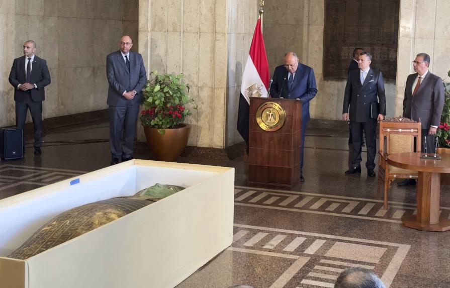 EEUU devuelve a Egipto el Sarcófago Verde