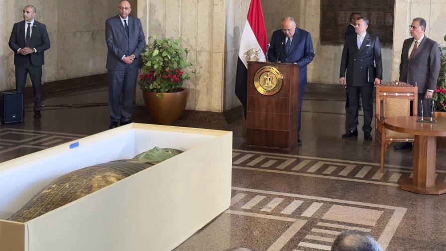 EEUU devuelve a Egipto el Sarcófago Verde