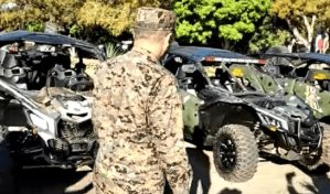 Ejército integra más vehículos para reforzar seguridad en la frontera por Dajabón