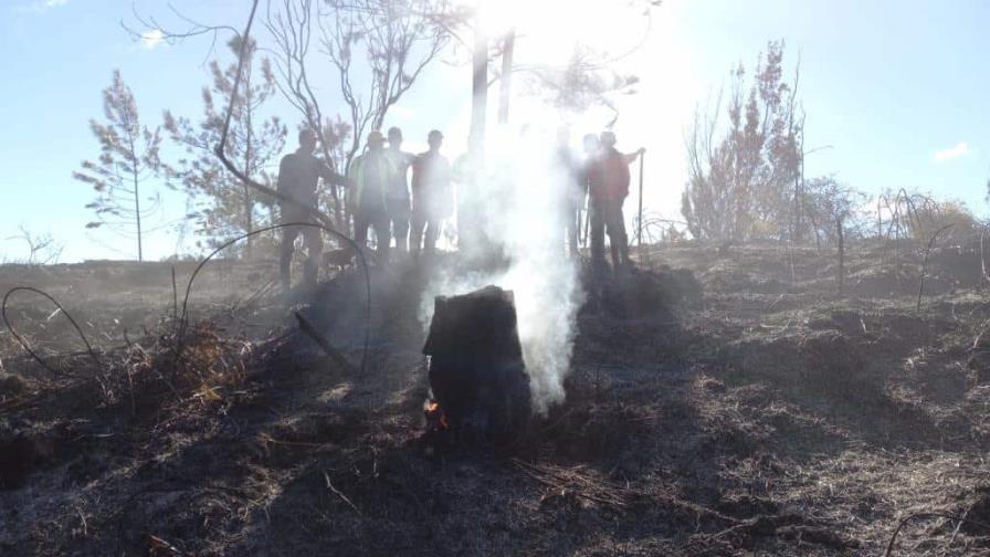 Se registra incendio en comunidades cercanas a área protegida de Montecristi