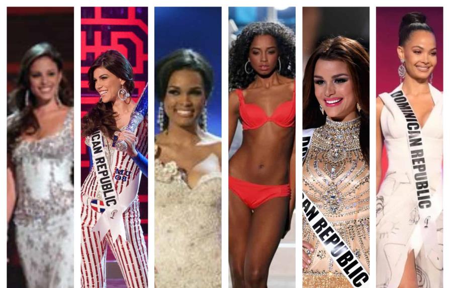 Todas las candidatas dominicanas que se han destacado en Miss Universo