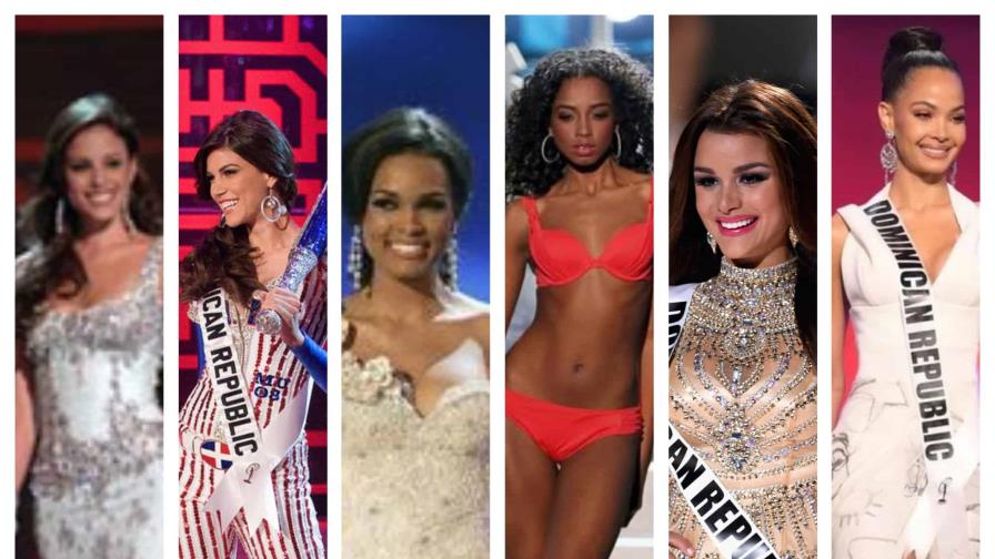 Todas las candidatas dominicanas que se han destacado en Miss Universo