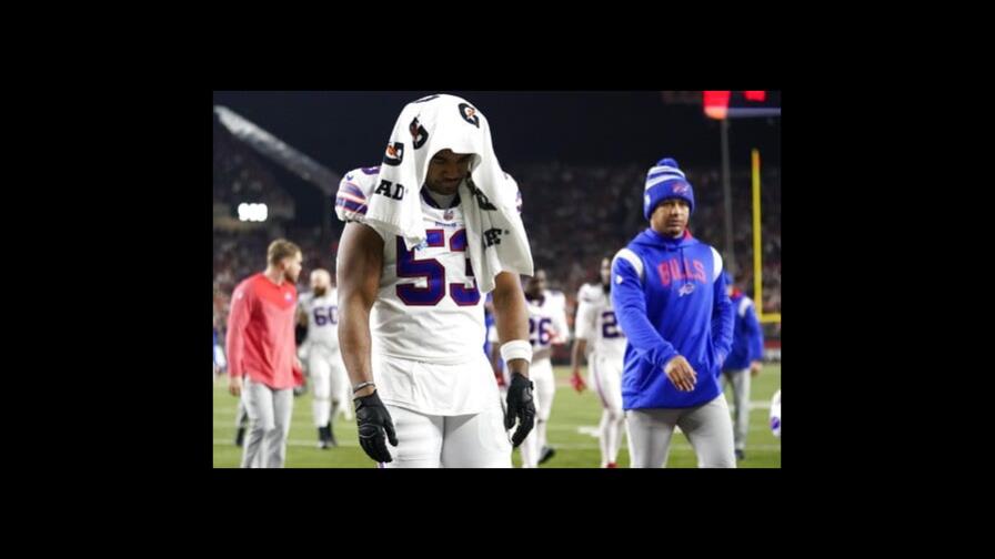 NFL aún no ha decidido cómo reponer el partido Bengals-Bills