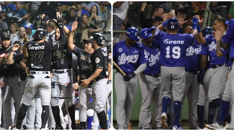 Licey y Gigantes en la cima; vencieron ayer a Águilas y Estrellas Licey y Gigantes en la cima; vencieron ayer a Águilas y Estrellas