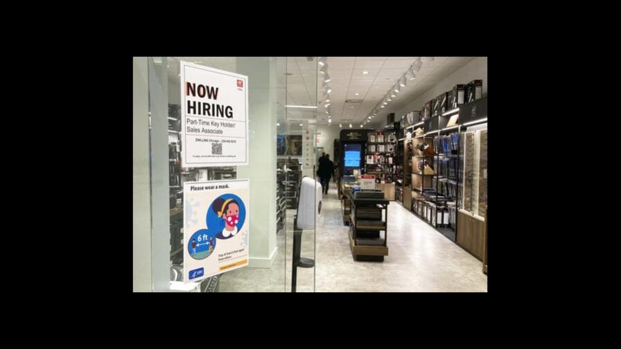 Bajan las solicitudes del seguro por desempleo en EEUU