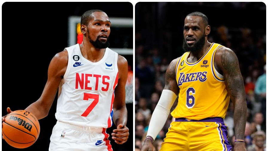 LeBron y Durant lideran votación anticipada del Juego de Estrellas de la NBA