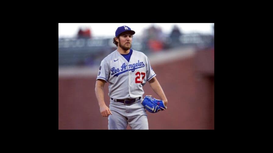 Trevor Bauer es dejado en libertad por los Dodgers de Los Angeles Trevor Bauer es dejado en libertad por los Dodgers de Los Angeles