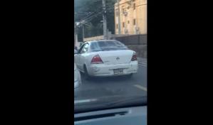 Ladrón fue sorprendido al intentar robar batería de un carro