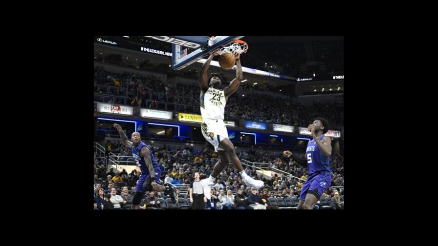 Turner y Haliburton guían a Pacers a vencer a Hornets; Duarte jugó cuatro minutos