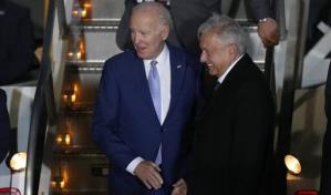 Cumbre Biden-Obrador inicia con conversación privada en la "Bestia"