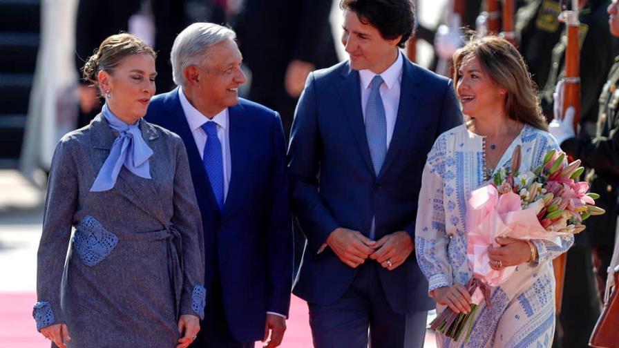 Trudeau arriba a Palacio Nacional para cena con Biden y López Obrador Trudeau arriba a Palacio Nacional para cena con Biden y López Obrador