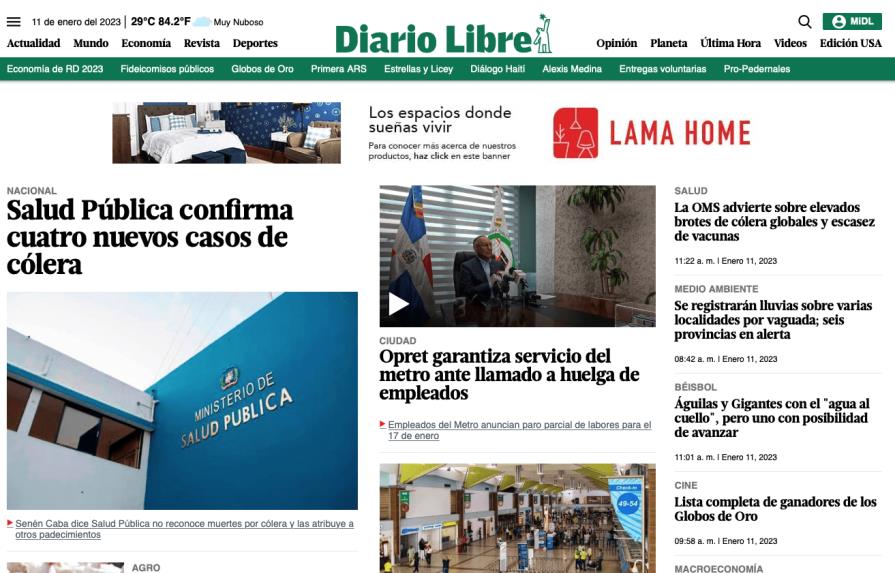 Diario Libre en el primer lugar del ránking de reputación entre los medios digitales de República Dominicana