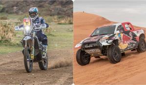 Rally Dakar: Benavides es nuevo líder en motos y Al-Attiyah sigue fuerte en coches