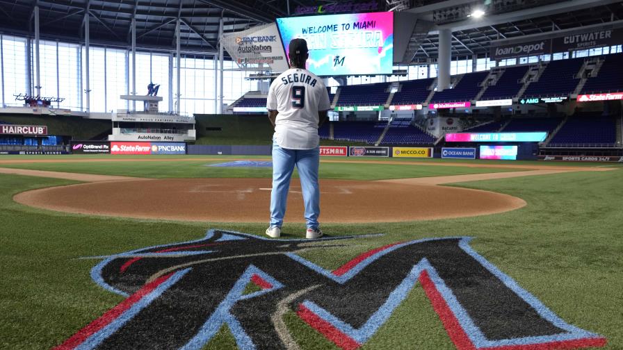Marlins presentan a Segura, quien jugará en tercera base
