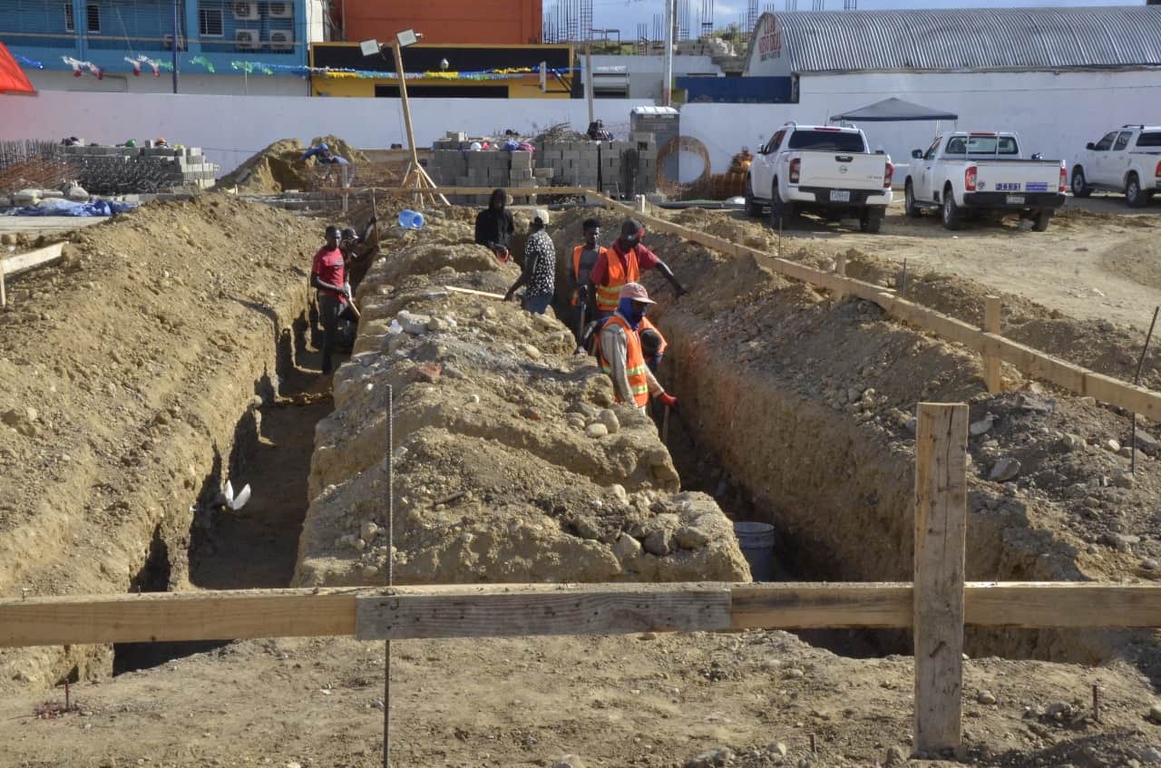 Imagen de los trabajos. 