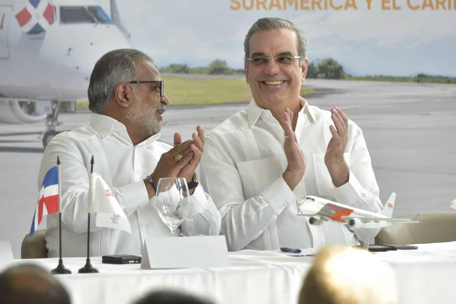 Presentación de la expansión de las operaciones y nueva flotilla de aviones de la línea Sky High Dominicana. 