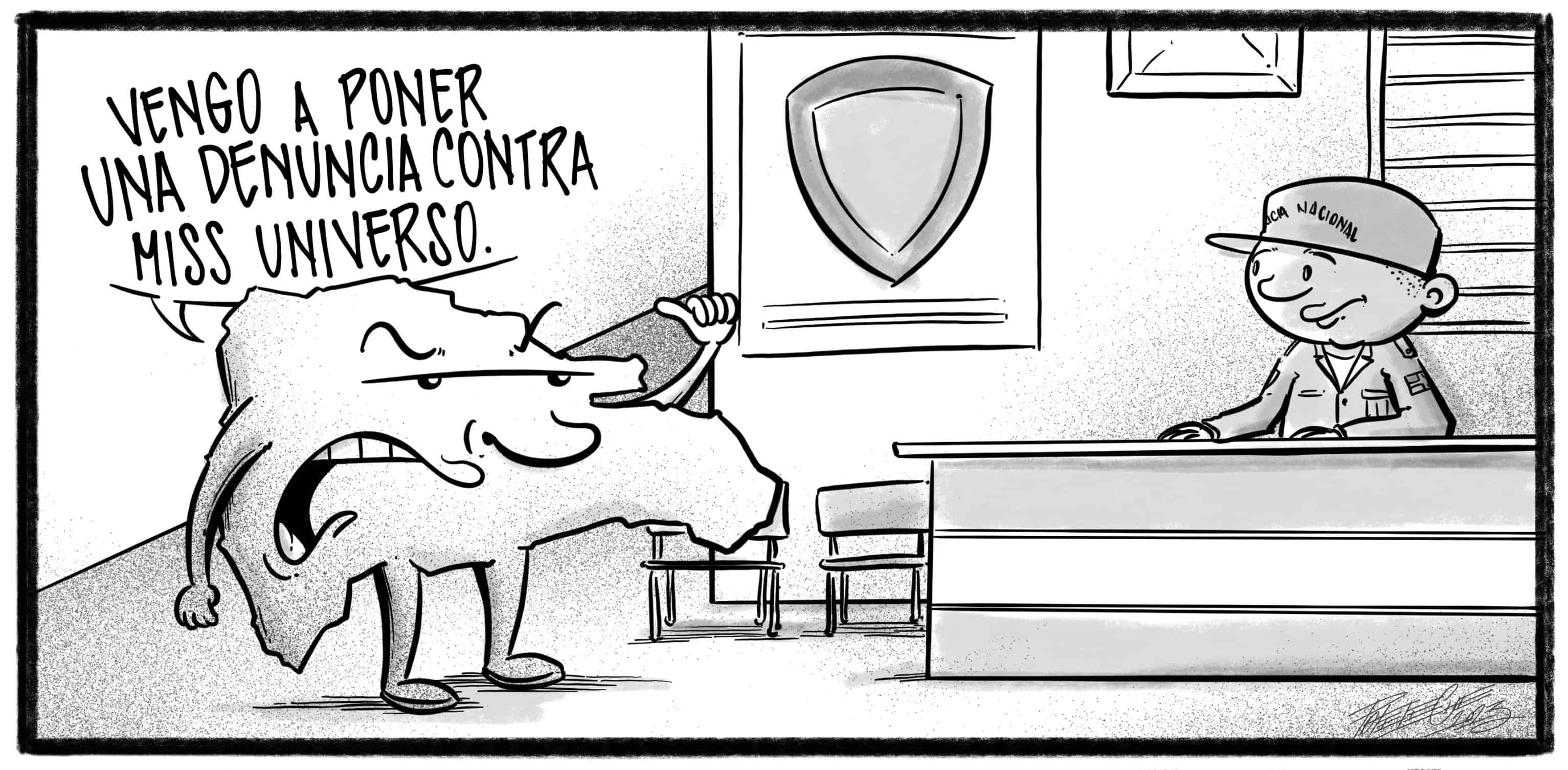 Caricatura de Noticiero Poteleche 16 enero 2023