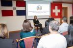 Vicepresidenta Raquel Peña se reúne con dominicanos en Suiza