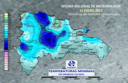 Constanza y Hondo Valle registraron las temperaturas más bajas este fin de semana
