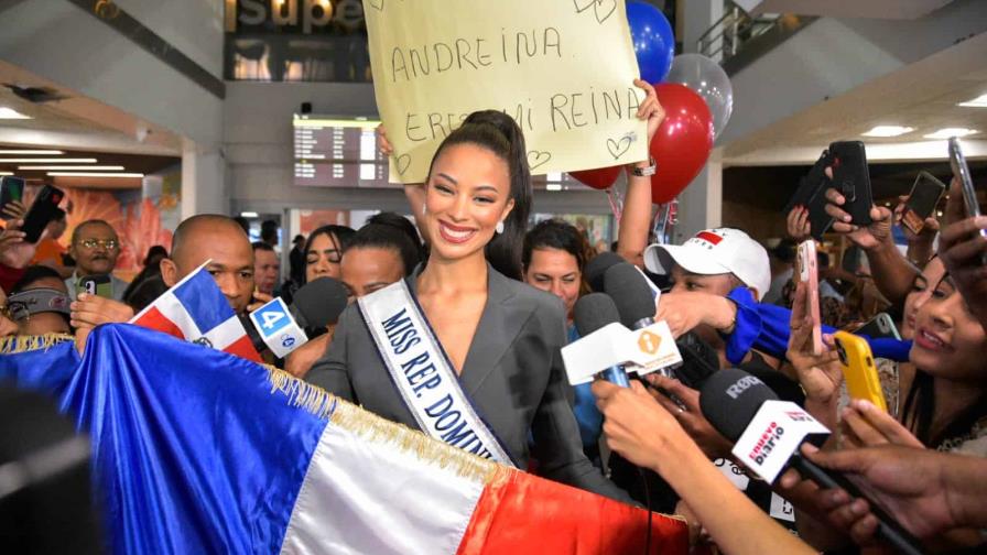 Andreína Martínez a su llegada a RD: Me siento orgullosa de mover a todo un país