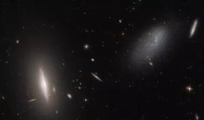 Hubble visita una galaxia vecina