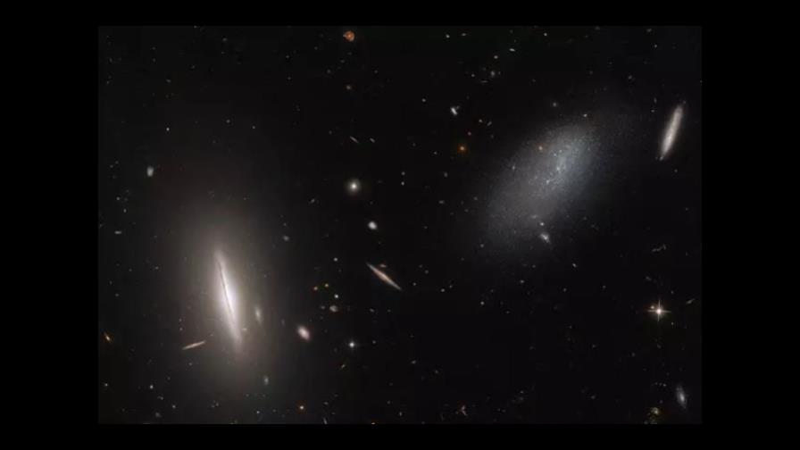 Hubble visita una galaxia vecina