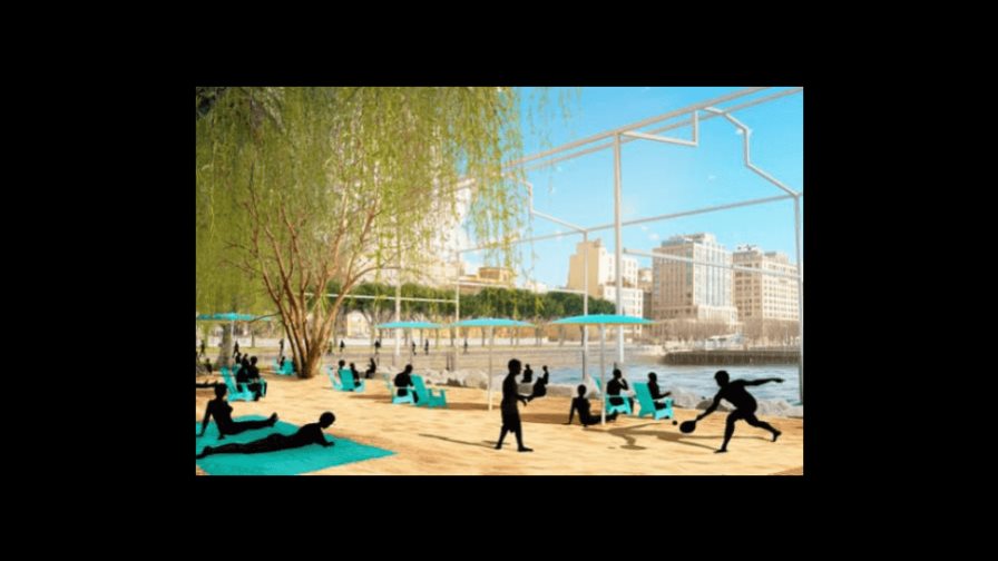 Manhattan tendrá su primera playa pública en la ribera del río Hudson Manhattan tendrá su primera playa pública en la ribera del río Hudson