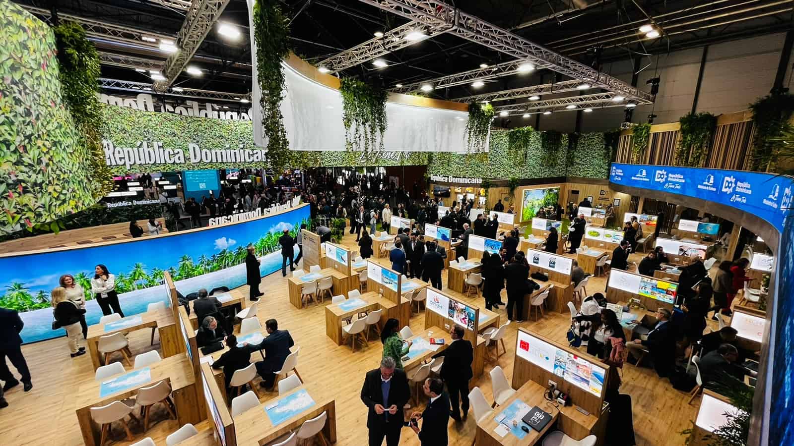 El estand dominicano en Fitur 2023.