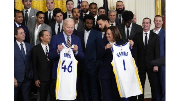 Biden reconoce a Warriors, que vuelven a la Casa Blanca