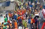 Cinco personas quedaron atrapadas tras desplome de edificio en La Vega; han rescatado a tres