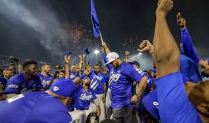¡Licey campeón! Así celebró el equipo azul su vigésimo tercer título de la pelota profesional dominicana