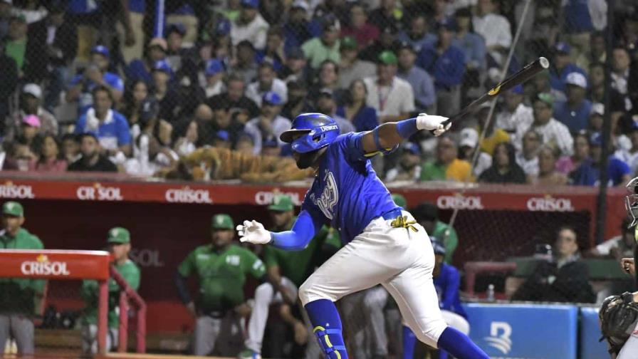 Video | Mel Rojas Jr. se viste de héroe, ¡Licey campeón!
