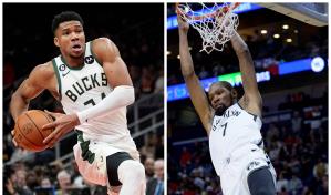 Antetokounmpo supera Durant y es el más votado del Este en vista del All-Star