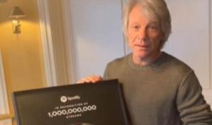 Bon Jovi llega a los 1,000 millones de streams en Spotify con Living on a prayer