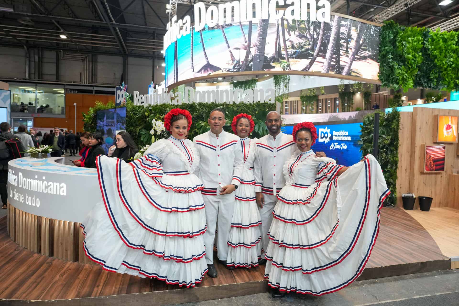 Environment at the Dominican Republic stand.
