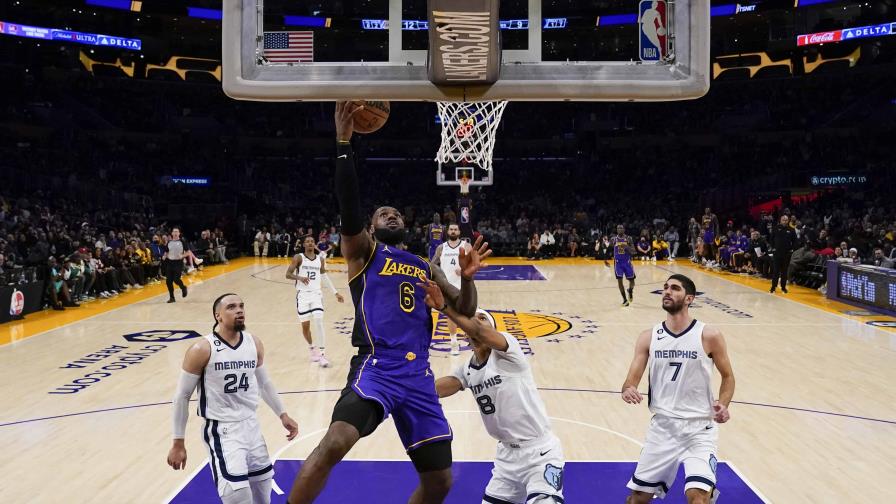 VIDEO | Remontada de Lakers frena racha de 11 victorias de Grizzlies VIDEO | Remontada de Lakers frena racha de 11 victorias de Grizzlies