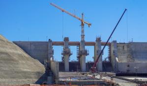 Autoridades supervisan trabajos de la presa Monte Grande