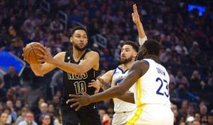 Triple de ONeale conduce a Nets al triunfo ante Warriors