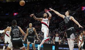 VIDEO | Lillard anota 37, Blazers vencen a Spurs y frenan mala racha