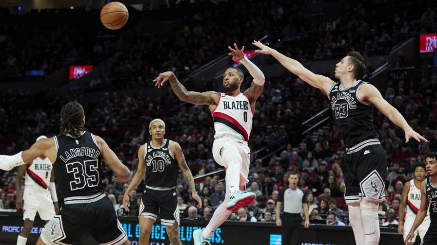 VIDEO | Lillard anota 37, Blazers vencen a Spurs y frenan mala racha VIDEO | Lillard anota 37, Blazers vencen a Spurs y frenan mala racha