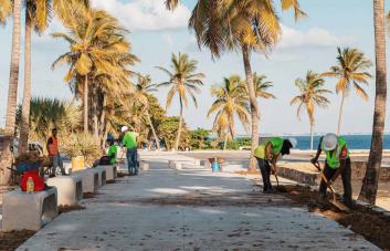 Carolina Mejía destaca avance de los trabajos de la París y el Malecón