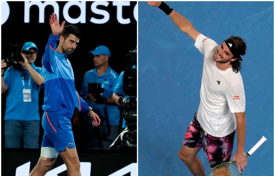 Djokovic y Tsitsipas buscan el viernes su lugar en la final de Australia