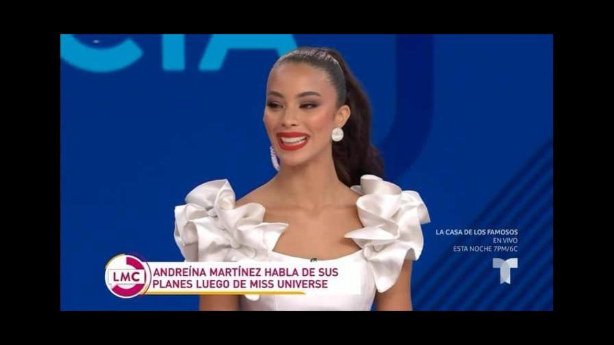 Andreína Martínez cree que si hubiese representado a Estados Unidos posiblemente habría ganado Miss Universo