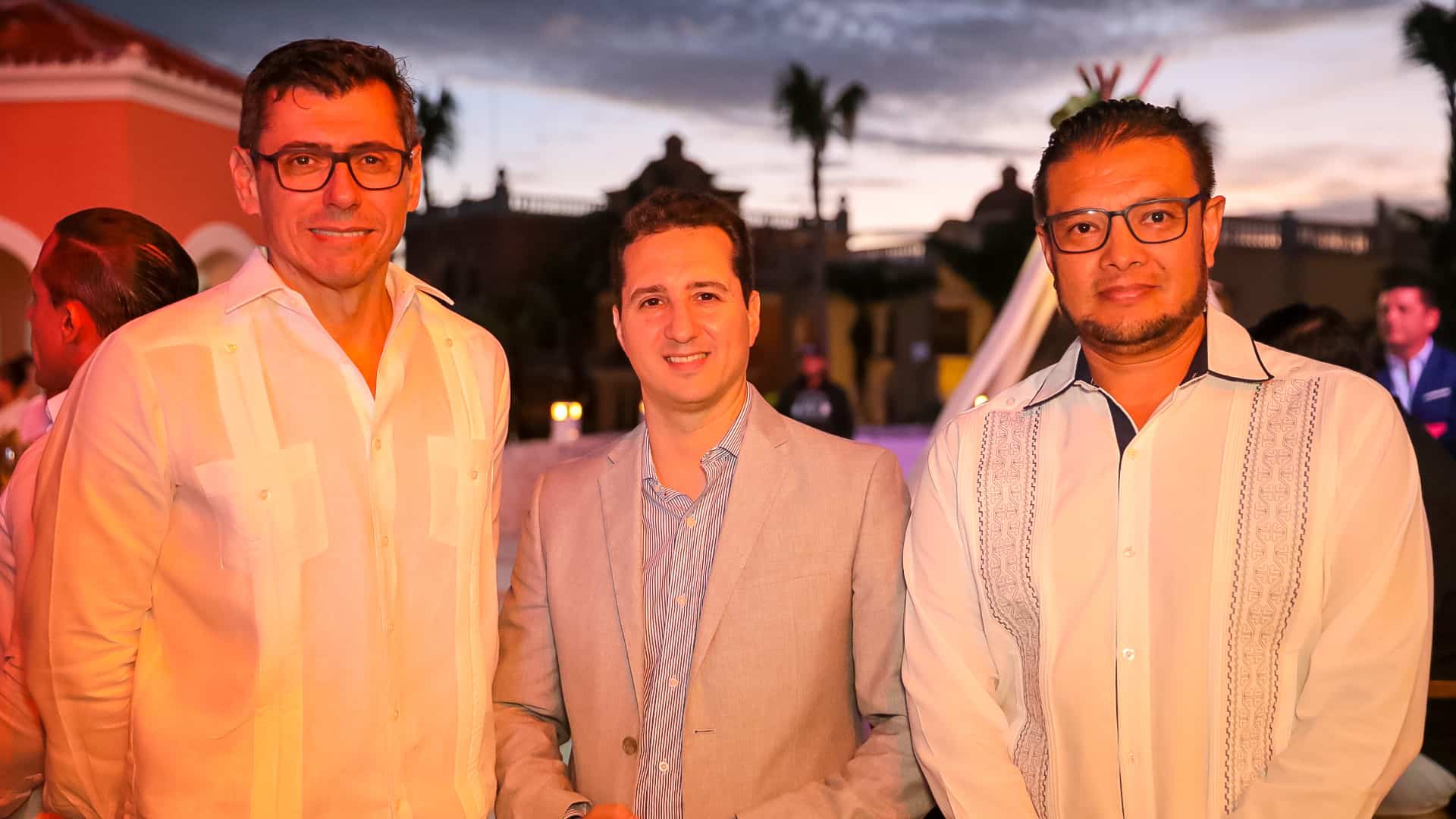 Abelardo Guijo, Jorge Soracci y Rafael Macías.