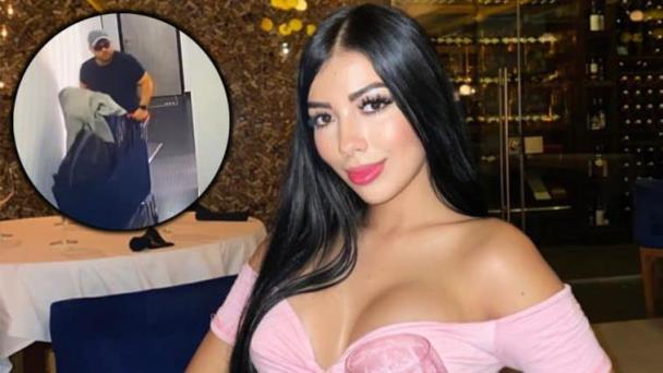 Revelan video de novio de DJ asesinada sacando maleta con lo que parece ser su cadáver