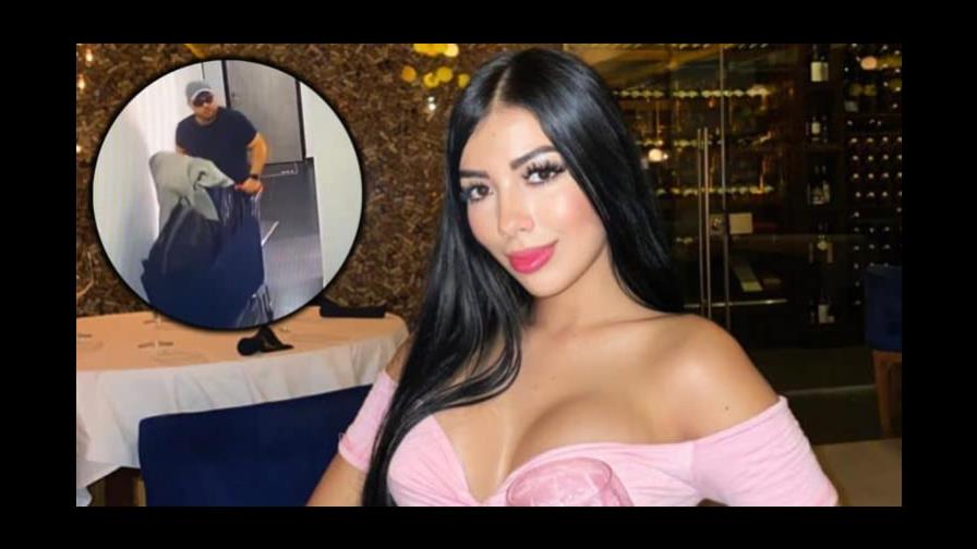 Revelan video de novio de DJ asesinada sacando maleta con lo que parece ser su cadáver