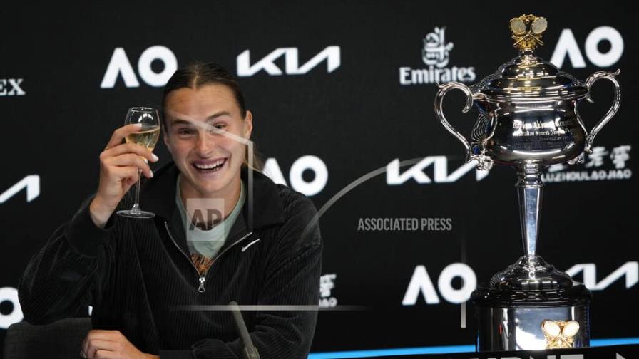 Mi mejor partido, asegura Sabalenka tras ganar el Abierto de Australia