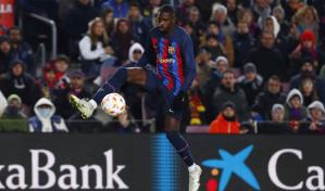 Barcelona pierde a Demb&eacute;l&eacute; por lesi&oacute;n de muslo