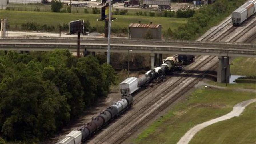 Descarrilamiento de un tren provoca desalojos en Luisiana