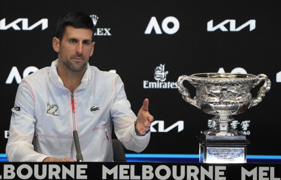 Djokovic: Estoy motivado para ganar tantos Slams como sea posible